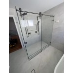 Sero-L Frameless Sliding Door L Shape Shower Screen 1451-1500 * 1000 * 2000H Sero-L Frameless Sliding Door L Shape Shower Screen 1451-1500 * 1000 * 2000H
